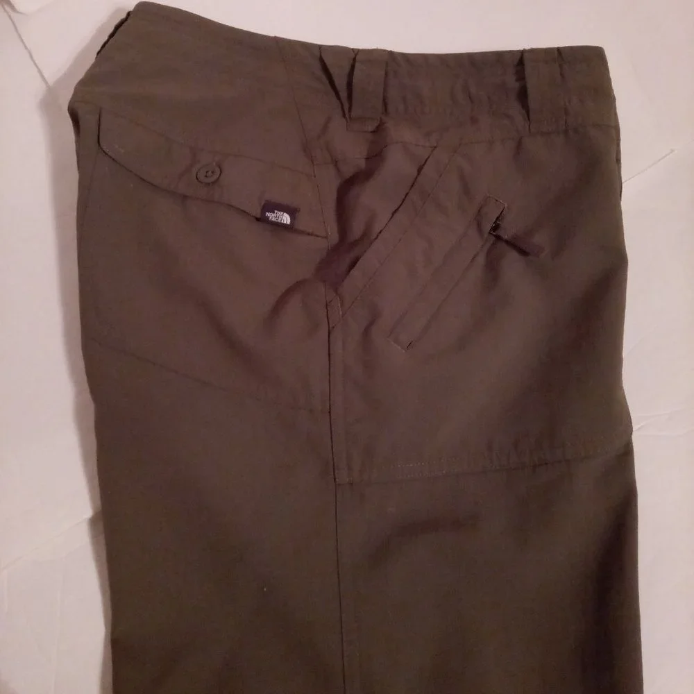 The North Face brown 2-way pants sz 6 - Picture 4 of 12